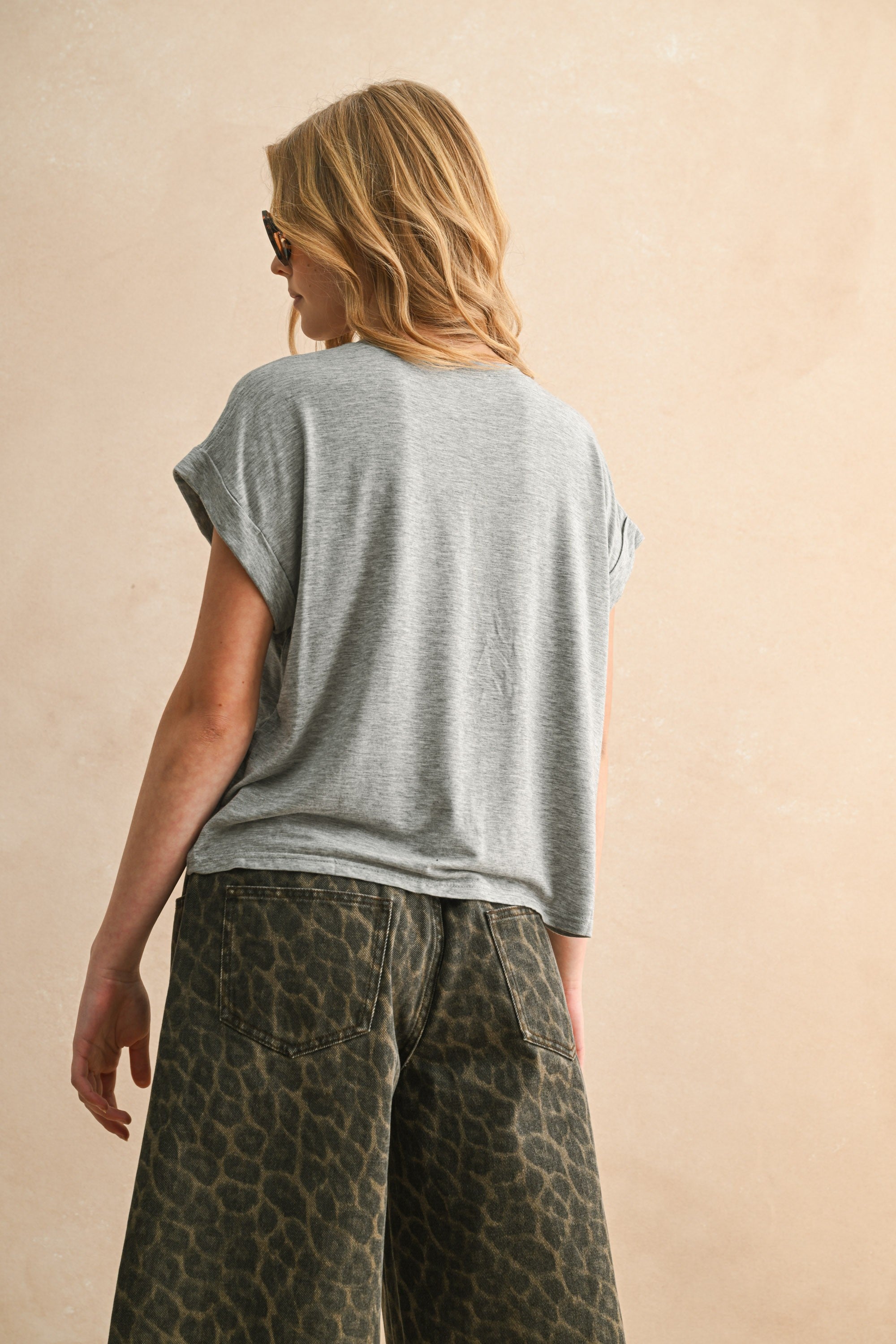 Short Sleeve Basic Top