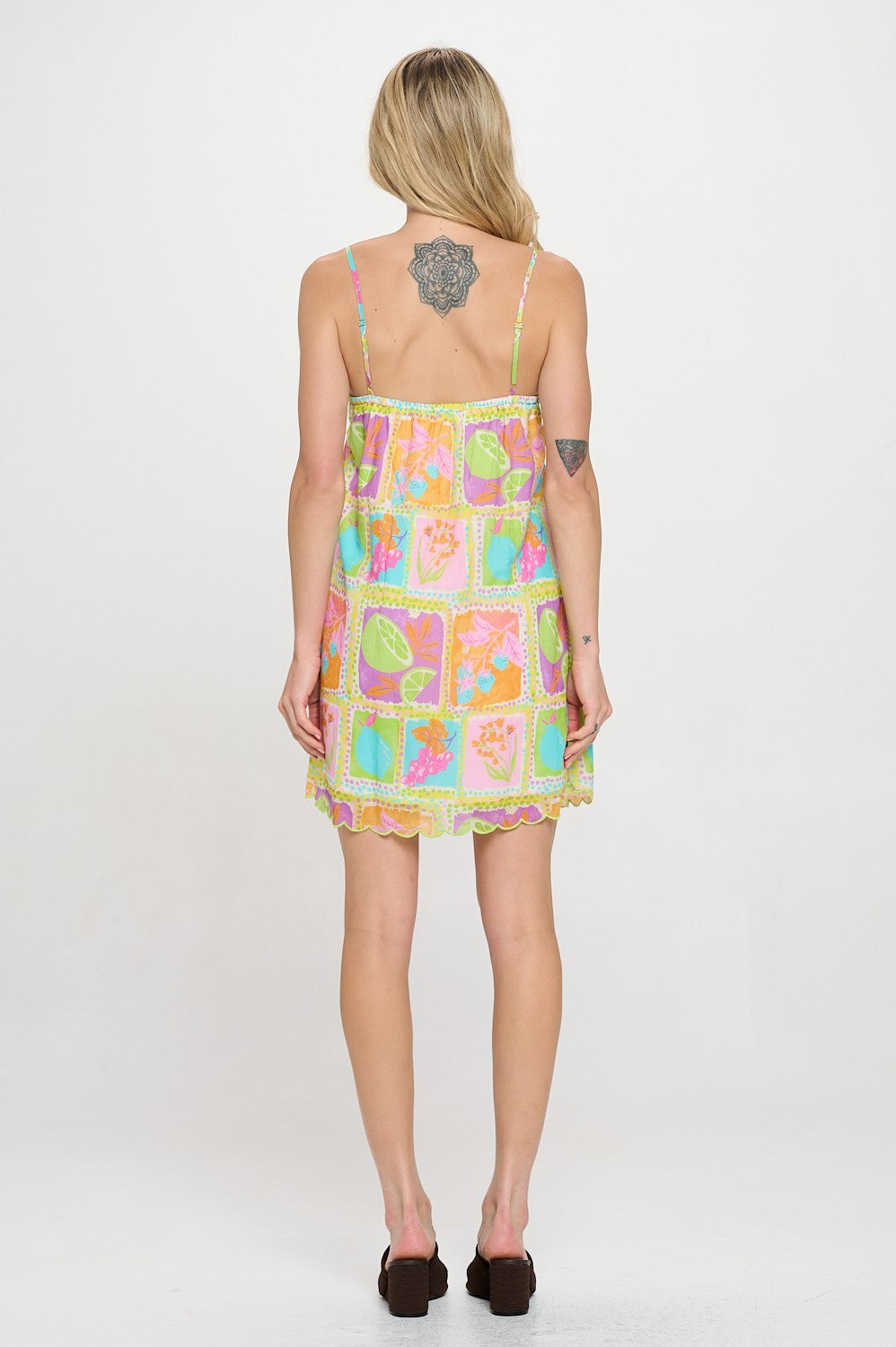 Tropical Mosiac Cami Dress