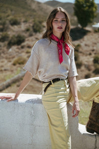 Raw Edge Lightweight Sweater