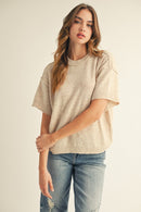 Raw Edge Lightweight Sweater