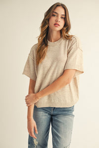 Raw Edge Lightweight Sweater