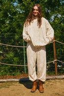 Camo Mock Neck Sweatshirt