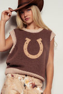 Horseshoe Sweater Vest