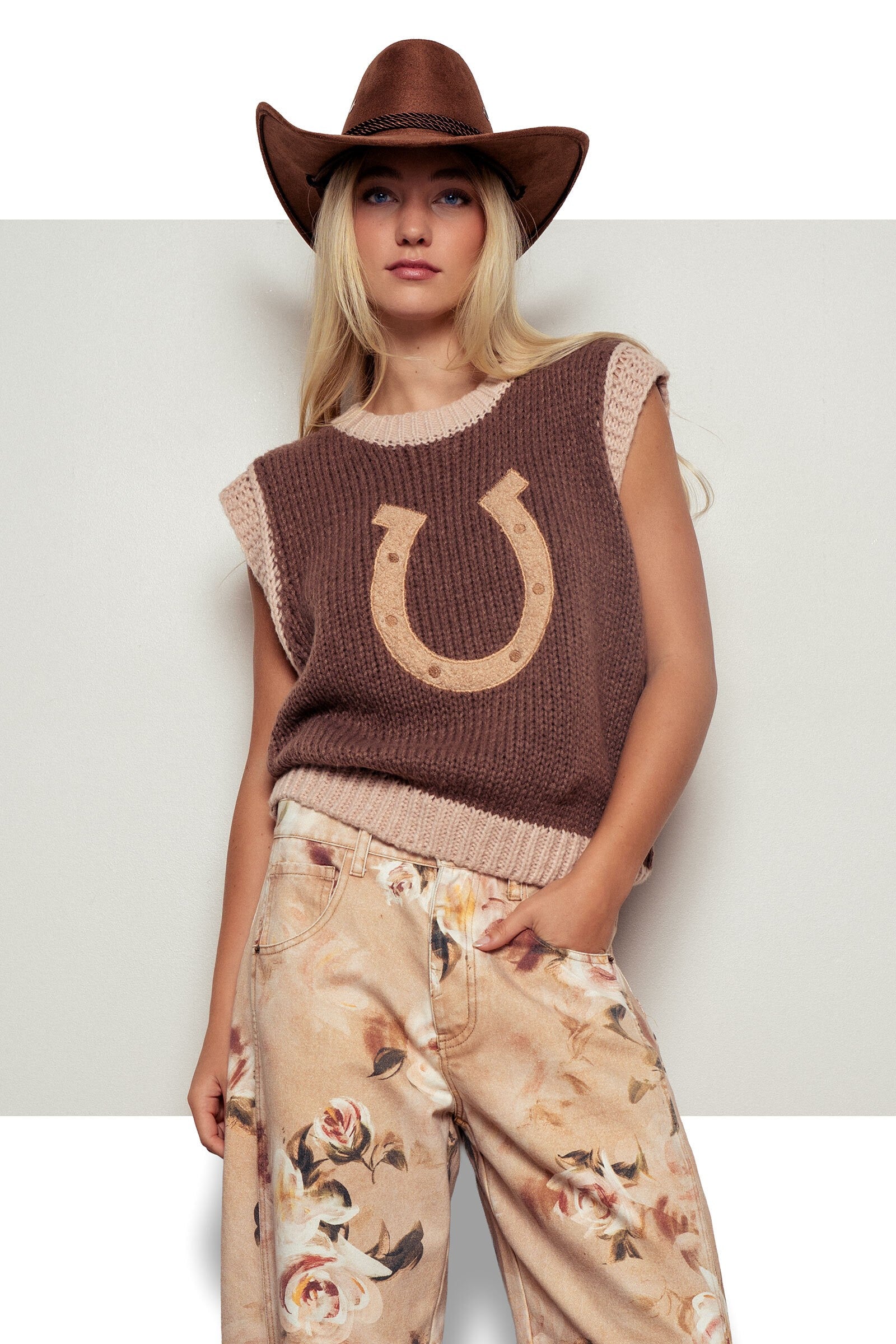 Horseshoe Sweater Vest