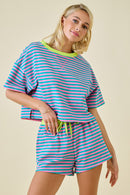 Contrast Striped Tee