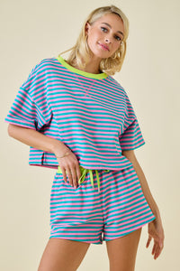 Contrast Striped Tee