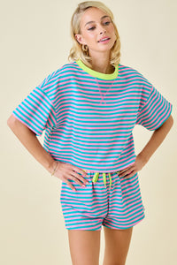 Contrast Striped Tee