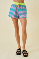 Contrast Striped Shorts