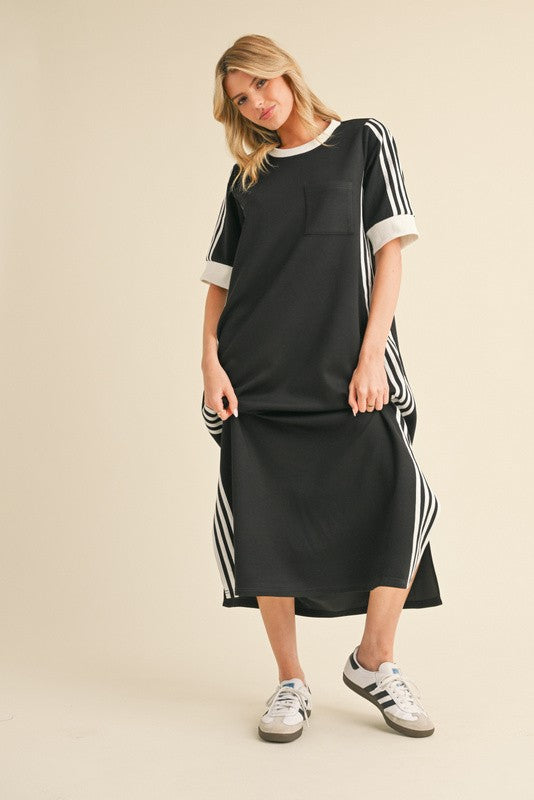 Sporty Casual Maxi Dress – Kirby's Kloset