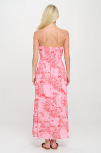 Sunset Cottage Tube Maxi Dress