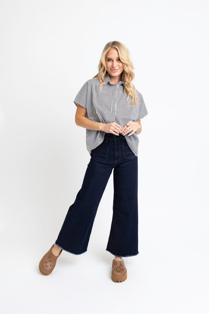 Signature Striped Blouse