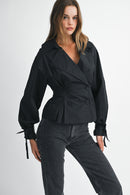 Double Breasted Blouse