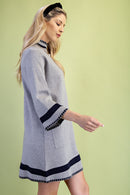Mock Neck Sweater Dress