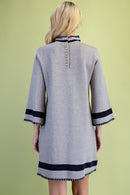 Mock Neck Sweater Dress