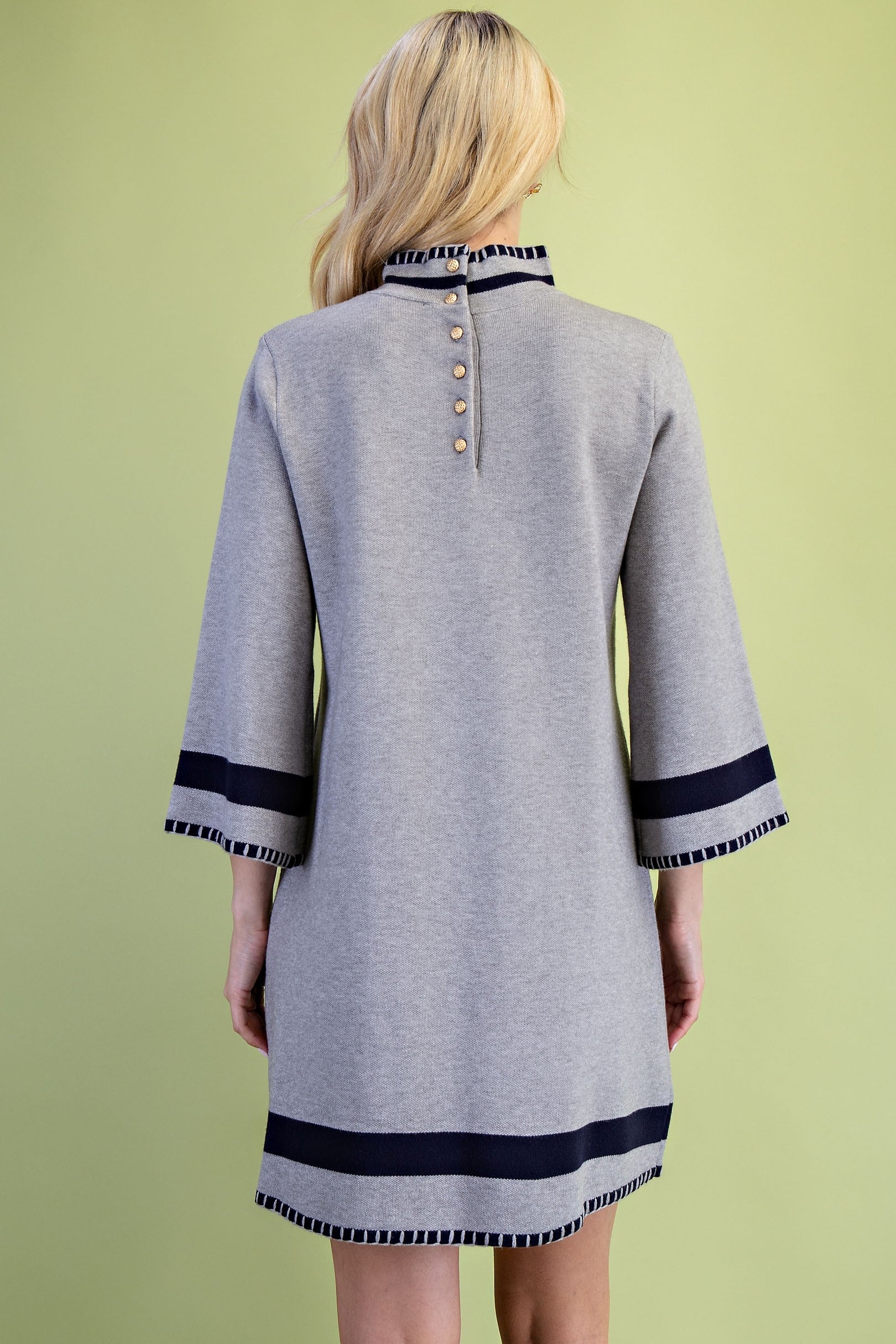 Mock Neck Sweater Dress