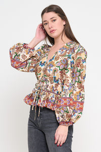 Regal Tapestry Blouse