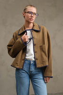 Contrast Stitched Jacket