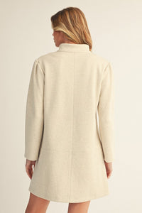 Herringbone Pattern Shift Dress