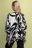 Leaf Printed Boxy Blouse