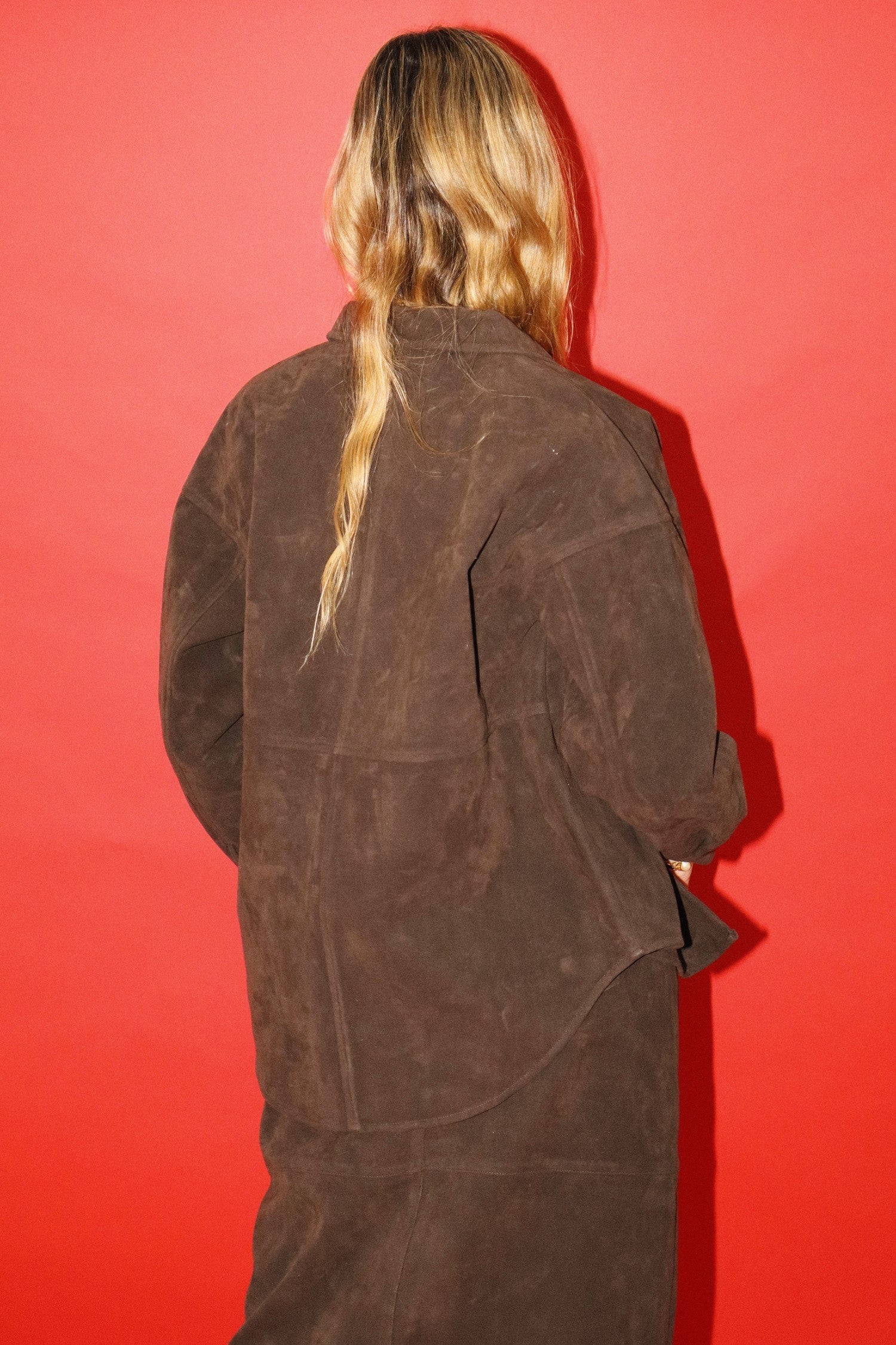 Snap Suede Jacket