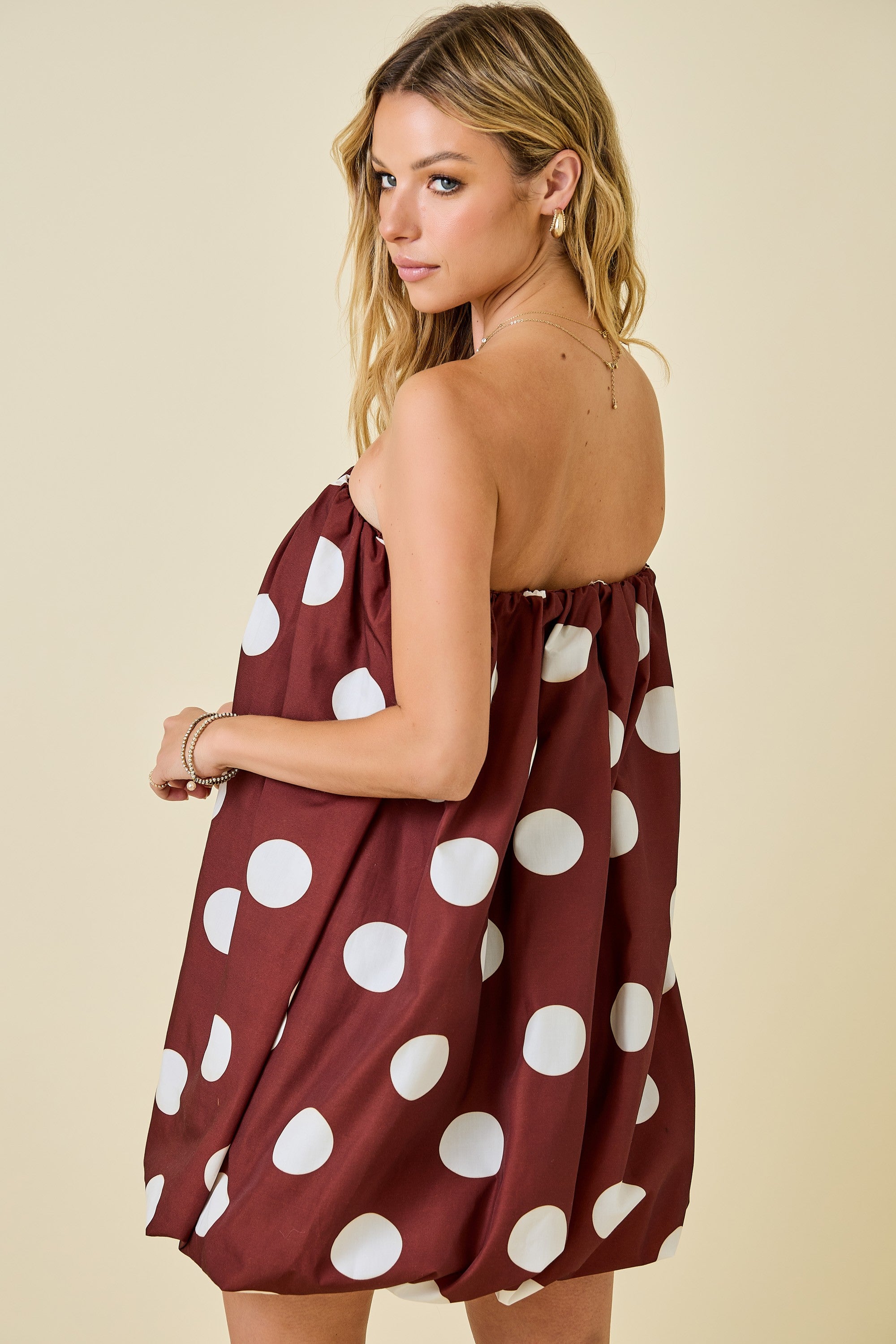 Polka Dot Bubble Dress
