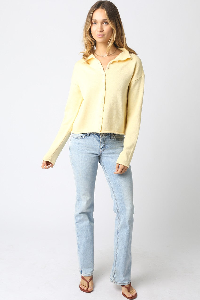 Button-Up Knit Cardigan