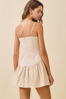 Pintuck Mini Dress