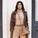 Laguna Mini Bambi Recycled Vegan Suede Top Handle Bag