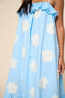 Flower Embroidered Maxi Dress