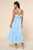 Flower Embroidered Maxi Dress