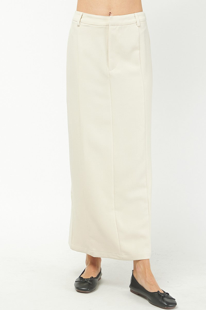 Column Midi Skirt