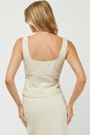 Tailored Button-Down Vest