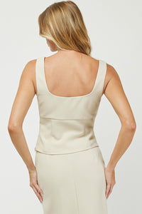 Tailored Button-Down Vest