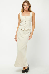 Tailored Button-Down Vest