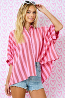 Striped Oversized Shirt