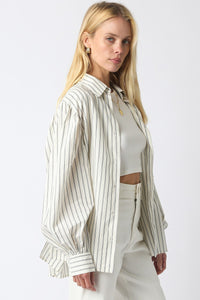 Full-Sleeve Striped Button-Down