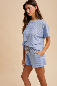 Striped Top/Short Set