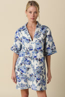 Floral Collared Dress