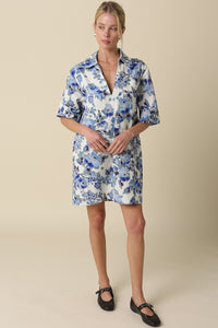 Floral Collared Dress