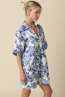 Floral Collared Dress