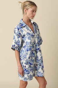 Floral Collared Dress