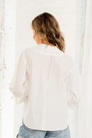 Solid Puff Sleeve Top