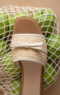 Andrea Bow Raffia Sandal