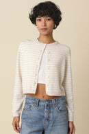 Striped Knit Cardigan