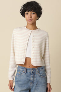 Striped Knit Cardigan