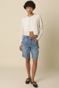 Striped Knit Cardigan