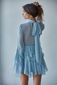Ruffle Tiered Mini Dress