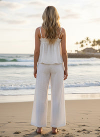 Eyelet Top & Pant Set