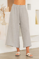 Striped Wide Leg Pants