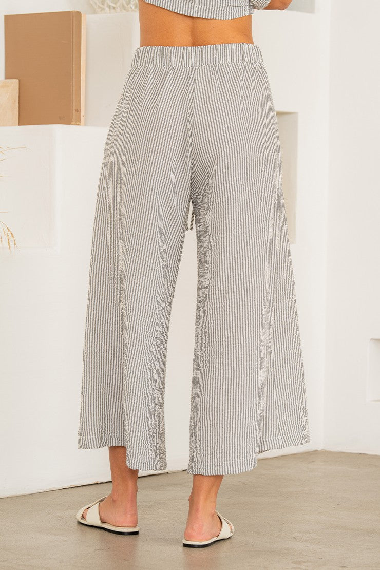 Striped Wide Leg Pants